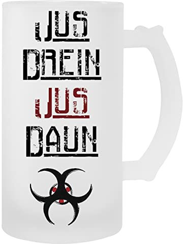 Hopestly The 100 Jus Drein Jus Daun Transparent Becher Bier Herren Damen Mug Beer