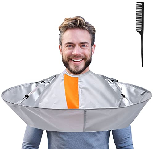 Lictin Hair Cutting Cape - Haircut Cape Umbrella with 1PCS Black Comb