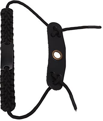 Keenso Corde de Poignet de Tir à l'arc, Haute Polyvalence pour Empêcher la Chute de l'arc en Nylon pour Le Tir à (Noir