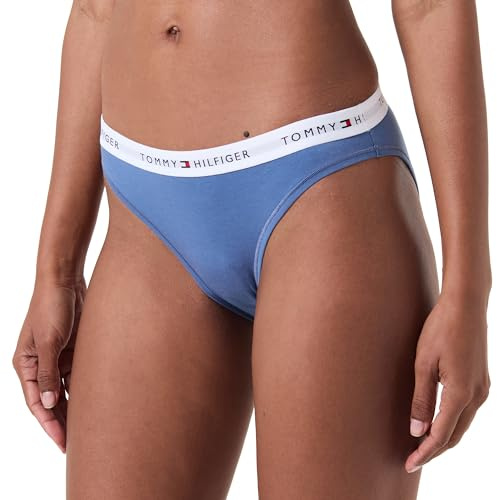 Tommy Hilfiger Damen Slip Unterwäsche, blau (Iron Blue), XS