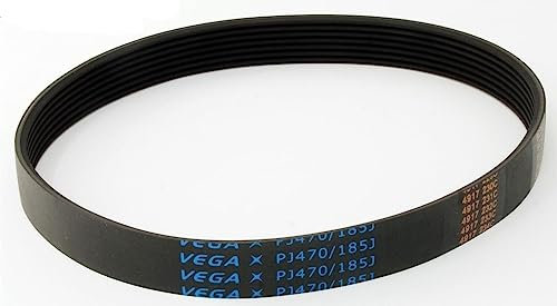 Vega PJ470 Drive Belt Fits Electric Rotary Mowers Using Belt Length 470mm Inner 8 Ribs Wide