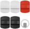 AYWFEY 5Pcs Magnetic Slider Replacement, No Spil Lids Covers Top Magnetics Sliders for Tumbler Cup Magnetic Lids Compatible with YETI 10oz, 14oz, 16oz, 20oz, 26oz, 30oz (White+ Black + Red)
