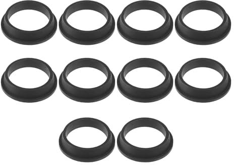 INFINAUTO Parking Sensor Seal, Rear Parking Reverse Sensor Ring No.66206923000 for BMW 128i 2008-2013 Black, 10 Pcs