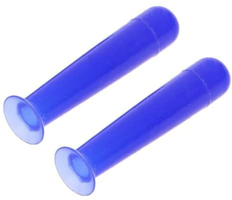 Jowxsx 2Pcs Blue Handy Silicone Contact Lenses Small Suction Cups Stick RGP Inserter Remover Contact Lens Cases Accessories for Health and Household