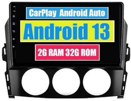 RoverOne Autoradio für Mazda MX-5 MX5 MX 5 NC Miata 2005-2015 mit CarPlay Android Auto Multimedia Player GPS Navigation Touchscreen Bluetooth WiFi