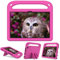 bigcgreen Tablet-Schutz Compatible with Kindle Fire HD8/HD 8 Plus 2022 2020, Shock Absorbing, with Handle,Eva, Holder, Sturdy Tablet case for Kids, Lightweight Tablet-Zubehör(Rose Red)