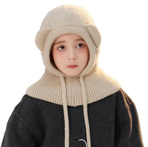TAGVO Sturmhaube für Kinder (2-6 Jahre) – Winter-Schalmütze, Schlupfmütze für Mädchen und Jungen