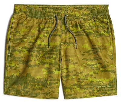 G-Star Herren Dirik Graphic Swimshort Swim Trunks (1er Pack)