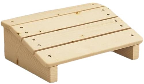 Whyzsjnclg Repose-pied en Bois Ergonomique pour Bureau et Maison, Minimaliste avec Élément Naturel