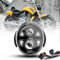 bamotoop LED Motorrad Scheinwerfer mit Tagfahrlicht Projektions Scheinwerfer für Harley Davidson V-Rod VRod VRSCA VRSCF Street Rod 2002-2017