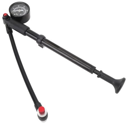 RiToEasysports Shock Pump, 300PSI High Pressure Shock Pump High Suspension Pressure Front Fork Shock Pump Suitable for Schrader Valve Connection Shock Absorbers