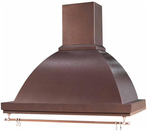 Cappa da Parete MARTA 60 cm Ramata Aspirante e Filtrante Illuminazione LED Made in Italy