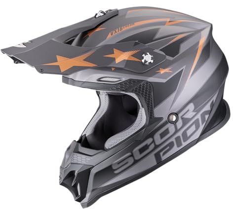 SCORPION VX-16 EVO AIR PATRIOT Silver-Black-Copper XXL