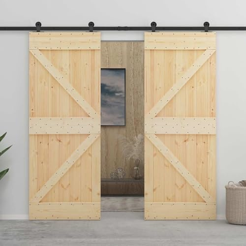 Porta Scorrevole Moderna 80x210 cm | Meccanismo compatto, ottimizza spazi, stile contemporaneo per interni