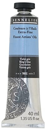 SENNELIER Artists Color Oil Paint, 40ml, King's Blue S2 (Model: 10-130411-901)