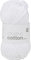 Rico Design Creative Cotton aran 50 g ca. 85 m Wolle Wollschnur Häkelwolle Häkeln Basteln Knäuel Weiß
