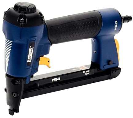 Rapid Drucklufttacker PS141, Drucklufttacker für Polstern, Leicht, Kompakt und Handlich, für Klammern Typ 12, 6-16mm