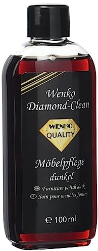 Maximex Diamond Clean Möbelpflege Dunkel, Reinigung & Pflege für helles Holz, überdeckt Kratzer und Flecken, bewahrt den Hochglanz polierter Flächen & frischt matten Glanz wieder auf, 100 ml