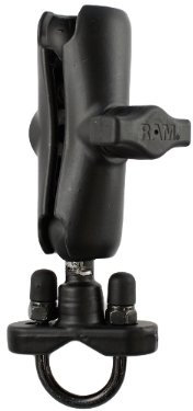 RAM-B-149Z-QU1-KT Mount with U bolt base and Double Socket Arm for 1 Ball