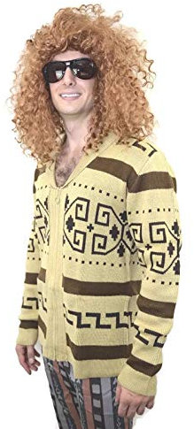 OEM Big Lebowski Style Die Dude Cowichan Sweater Cardigan (L)