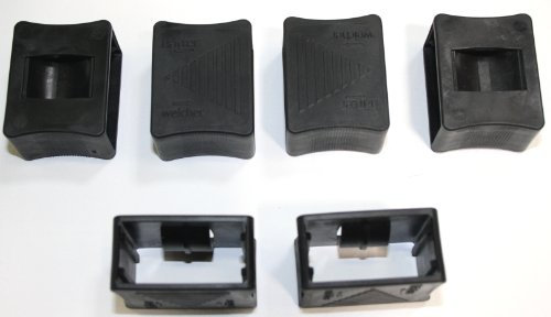 JUSNOVA 10er Set Schieber zur Härteverstellung von Lattenrosten mit Federholzleisten der Stärke 8mm & Breite 25mm | 2001