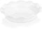 LOVECASA Molde Quiche Tarta 25cm Porcelana Molde para Horno Pan Pastel Lasaña Pizza Bandeja Hornear Redondas Pétalo
