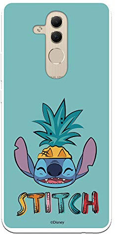 Funda para Huawei Mate 20 Lite Oficial de Lilo & Stitch Stitch Hawaiano para Proteger tu móvil. Carcasa para Huawei de Silicona Flexible con Licencia Oficial de Disney.