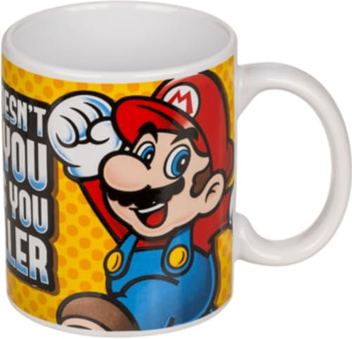 Out of the blue Mug rétro Super Mario en céramique 325 ml Hauteur 10 cm