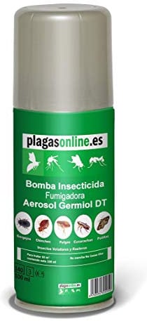Bomba Insecticida Fumigadora 100ml anti Chinches, Ácaros, Pulgas, Cucarachas…