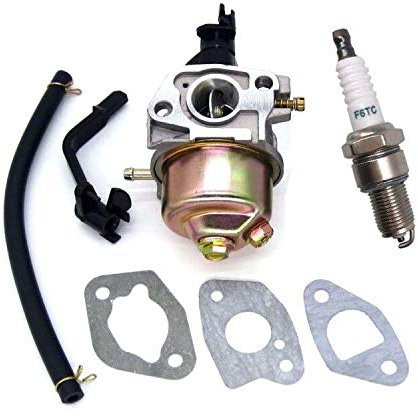 Carburador con bujía Set para Einhell RT-PG 2500, TC-PG 2500, BT-PG 2800, PG3000, STE 2500/1, KC 35 AE, KCST 2502 Generador de energía