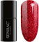 SEMILAC Gel Nail Polish 318 Burgundy Red Glitter - Full Coverage Gel Polish - Soak Off Easy To Use LED/UV Nail Lamp - Long Lasting Manicure and Pedicure up to 3 weeks