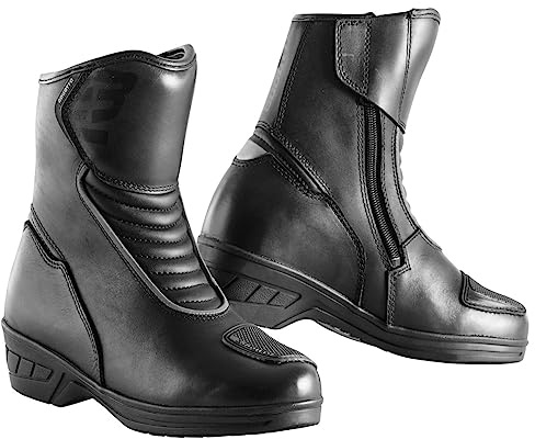Bogotto Lady Short wasserdichte Damen Motorrad Stiefel | Wetterfester Fahrkomfort