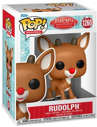 Funko Rudolph mit der roten Nase Rudolph Vinyl Figur 1260 Unisex Pop! Standard