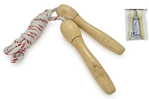 Celino® Skipping Rope Wooden Handle Jumping Speed Gym Activity Kids Adults Fitness Rope