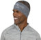 TrailHeads Lauf Stirnband Herren Winter Laufstirnband | Stirnband Sport für Herren - Grau meliert - Reflektierender Eisbär
