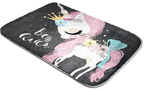 Shag Teppich Ultra Soft Plüsch Teppiche Kunstfell Teppiche Einhorn Grau