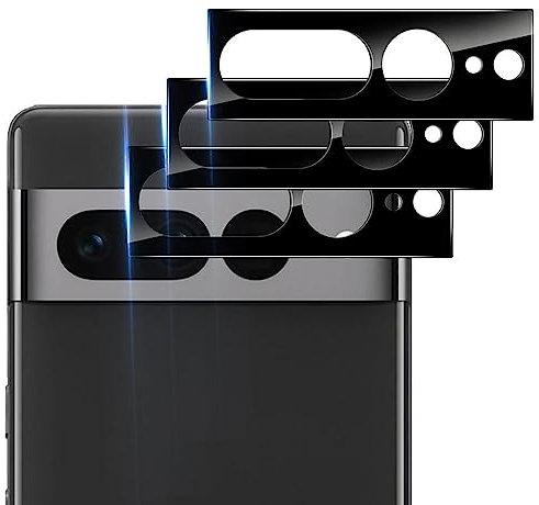 LXEEOLX [3 Stück] Kamerafolie für Google Pixel 7 Pro, 9H gehärtetes Glas, Objektivschutz, kratzfest, ultradünn HD klar