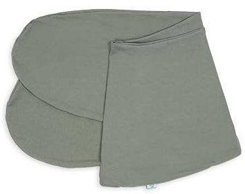 pic Bear Ersatzbezug für Stillkissen - hochwertige anschmiegsame Jersey Baumwolle für Lagerungskissen - Seitenschläferkissen - Classic 190 cm - vetiver