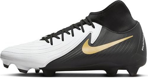 Nike Herren Phantom Luna Ii Academy Fg/Mg Fußballschuh, White Black MTLC Gold Coin, 47.5 EU
