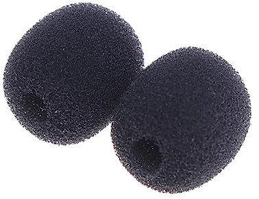 Toyvian 15pcs Microphone Windshield Covers for Lavalier Lapel Mic High-density Windscreen for Wind and Spit Guard Compatible Wireless Wired Microphones
