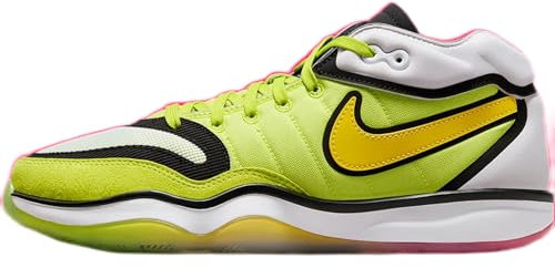 NIKE G.T. Hustle 2 Herren Basketballschuhe DJ9405-102, Cyber, Vivid Sulfer, Weiß, 43 EU