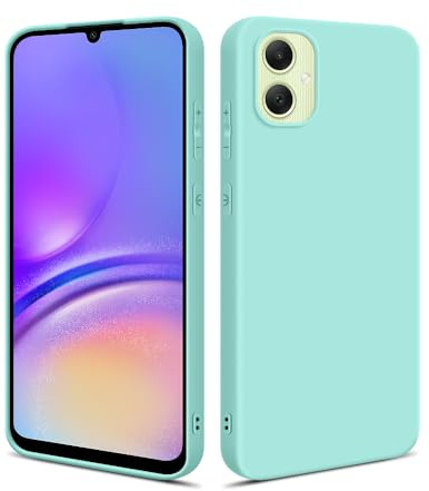 HSP Hülle für Samsung Galaxy A05 [Staubabweisend] Handyhülle | Premium TPU Silikon Case Schutzhülle | Kratzfest Stoßfest Fallschutz | Kameraschutz Displayschutz | Passgenau Dünn Matt | Türkis