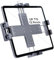 FANAUE Support en métal pour trépied iPad avec adaptateur à rotule de 2,5 cm - Support iPad rotatif à 360° - S'adapte à votre pare-brise, tableau de bord ou bureau - Pour toutes les tablettes de 8 à