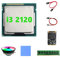 Tassety I3 2120 CPU+DDR3 4GB 1600Mhz RAM+128G SSD+RGB Fan+ Cable+Switch Cable+Thermal Pad LGA1155 para placa base B75 Mining