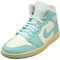 Nike Donne Air Jordan 1 Mid Trainers BQ6472 Sneakers Scarpe (UK 4.5 US 7 EU 38, Sail Light Dew Muslin 132)