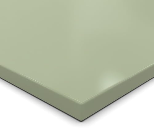 AUPROTEC Dekorplatte 19 mm Avocado Green 40x60 cm – rundum ABS-Kante, pflegeleicht & robust für Regale, Möbel, Innenausbau