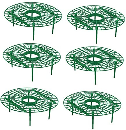 KITANDOVE 6St Erdbeerregal Gartenzubehör für Erdbeeren Erdbeergarten unterstützt Erdbeer-Stützkäfig pflanzenrankhilfen Erdbeerenstütze Pflanzenkletterhalterung Kletterpergola Green