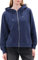 Smith & Solo Felpa con cappuccio da donna, in cotone, a maniche lunghe, con cappuccio, a girocollo, slim fit, per il tempo libero, sport, a maniche lunghe, con cappuccio, Cerniera blu marino, S