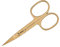 Navy Rose Curve Scissor - Titanium Coating Professional Nail Scissors for Manicures & Pedicures | Ultra-Sharp, Precision Curved Blades for Perfect Nail Cutting