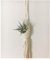 AHIOJEGX Cache Pot en Osier Panier Suspendu en Forme d'ananas, 2 pièces, 2 Tailles, aménagement paysager Fait à la Main, jardinière de Fleurs en Coton, Salon, Balcon, Dec(S(10cm))
